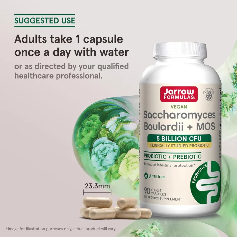 Jarrow Formulas Saccharomyces Boulardii + MOS - Пробиотик