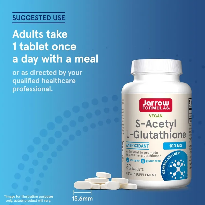 Jarrow Formulas S-Acetyl-L-Glutathione 100mg - Глутатион