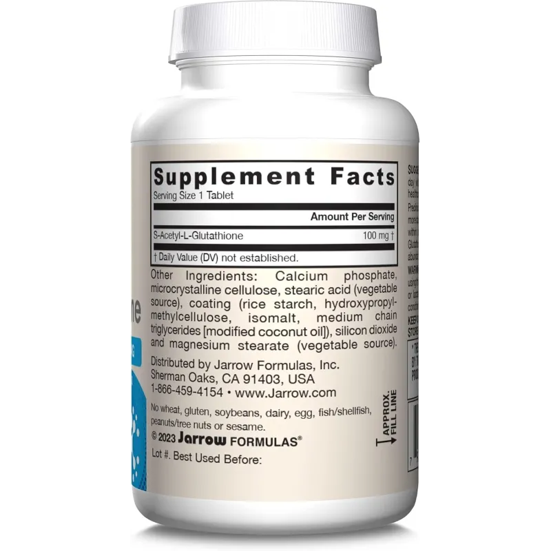 Jarrow Formulas S-Acetyl-L-Glutathione 100mg - Глутатион