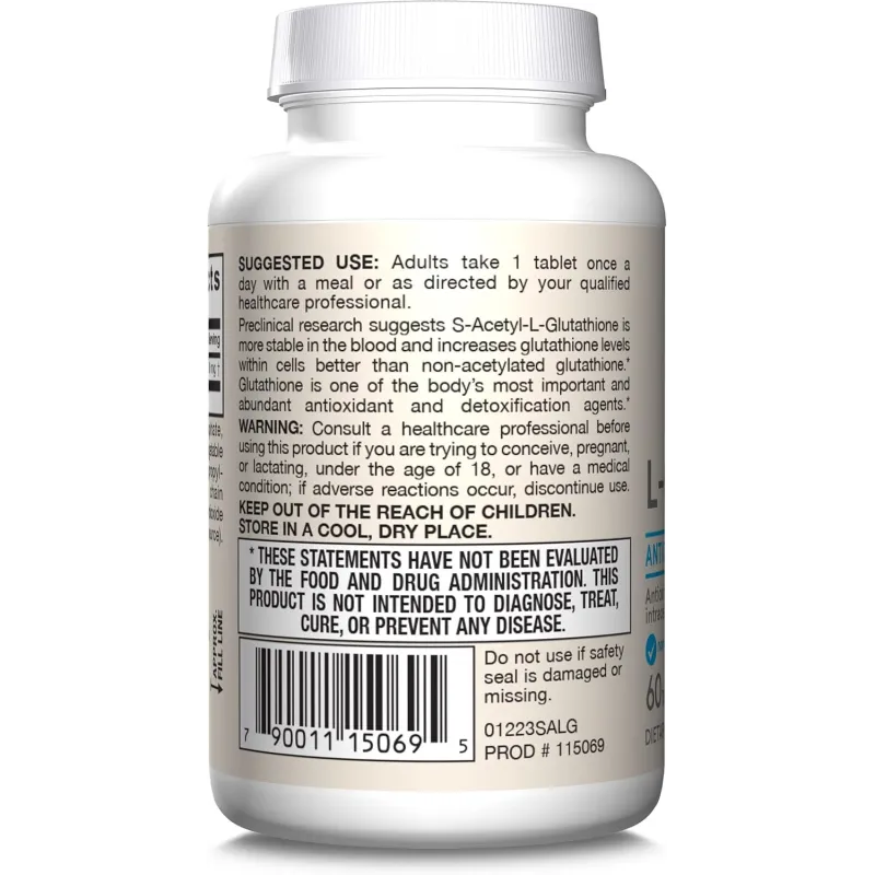 Jarrow Formulas S-Acetyl-L-Glutathione 100mg - Глутатион