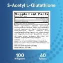 Jarrow Formulas S-Acetyl-L-Glutathione 100mg - Глутатион