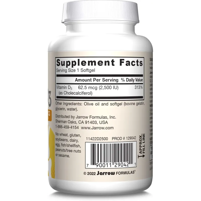 Jarrow Formulas Vitamin D3 2500 - Витамин D