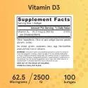 Jarrow Formulas Vitamin D3 2500 - Витамин D