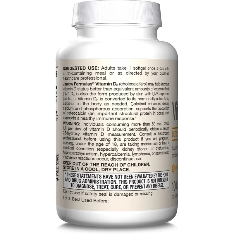 Jarrow Formulas Vitamin D3 2500 - Витамин D