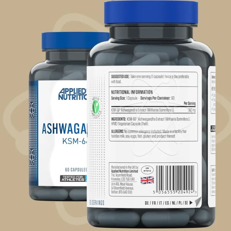 Applied Nutrition Ashwagandha KSM-66 - Ашваганда