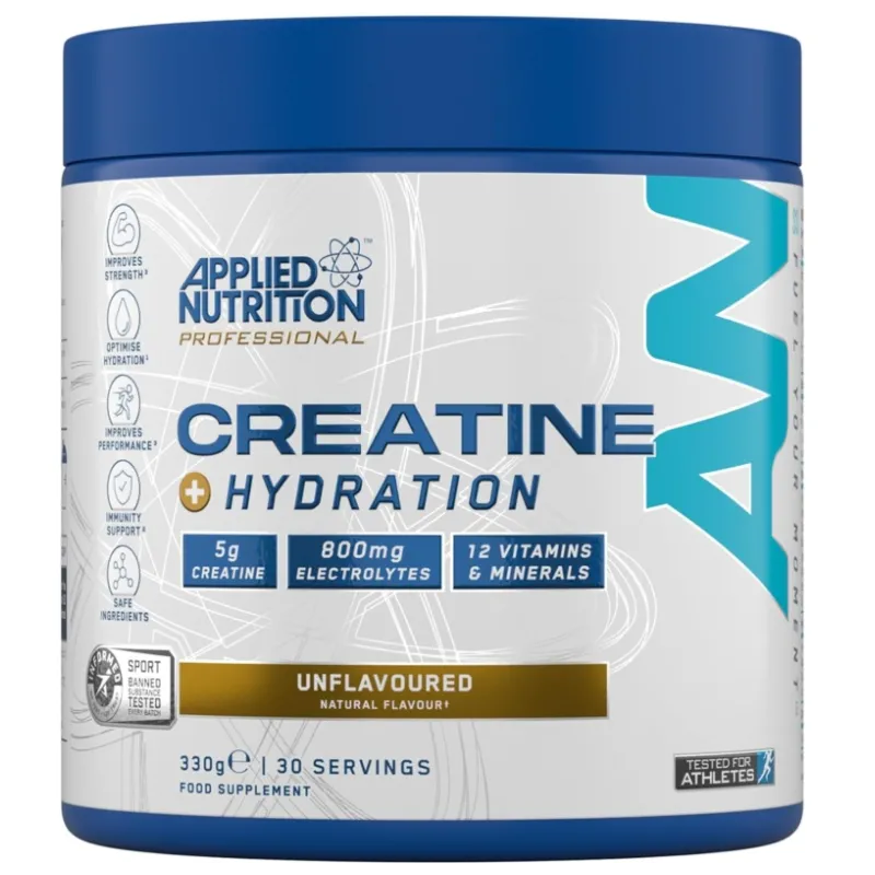 Applied Nutrition Creatine + Hydration Unflavored - Креатин и Електролитна Формула