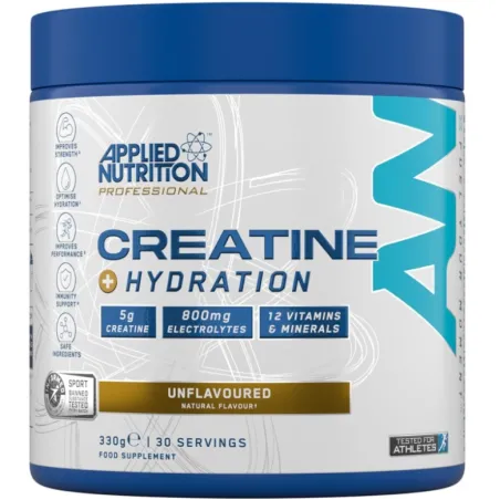 Applied Nutrition Creatine + Hydration Unflavored - Креатин и Електролитна Формула