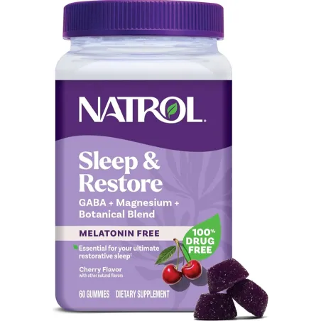 Natrol Sleep & Restore Melatonin Free Gummies - Формула За Сън
