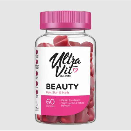 UltraVit Gummies Beauty - Формула за Коса, Кожа и Нокти
