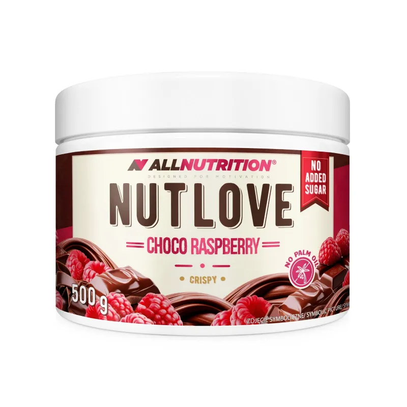 Allnutrition Nutlove Choco Raspberry Crisp - Диетичен Крем За Мазане