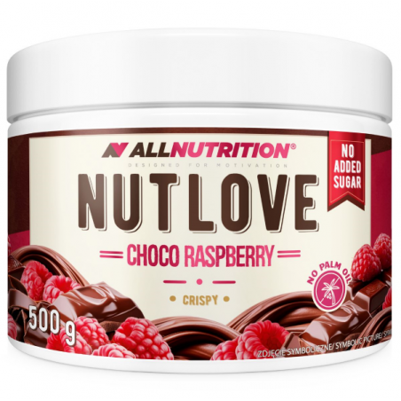 Allnutrition Nutlove Choco Raspberry Crisp - Диетичен Крем За Мазане