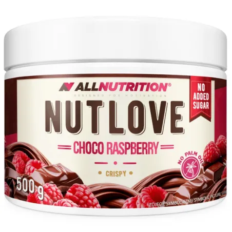 Allnutrition Nutlove Choco Raspberry Crisp - Диетичен Крем За Мазане