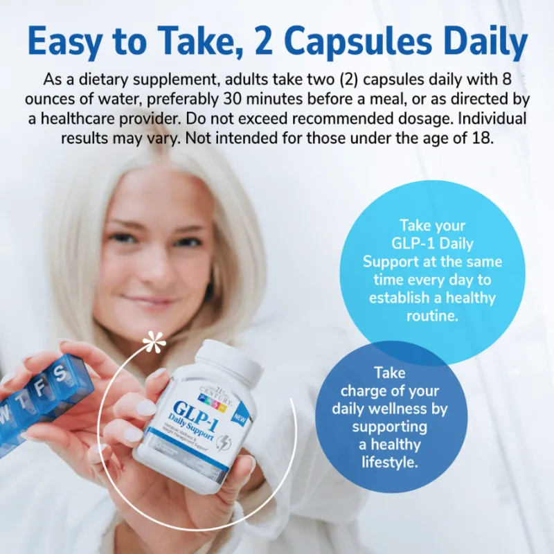 21st Century GLP-1 Daily Support - Формула за Регулиране на Тегло