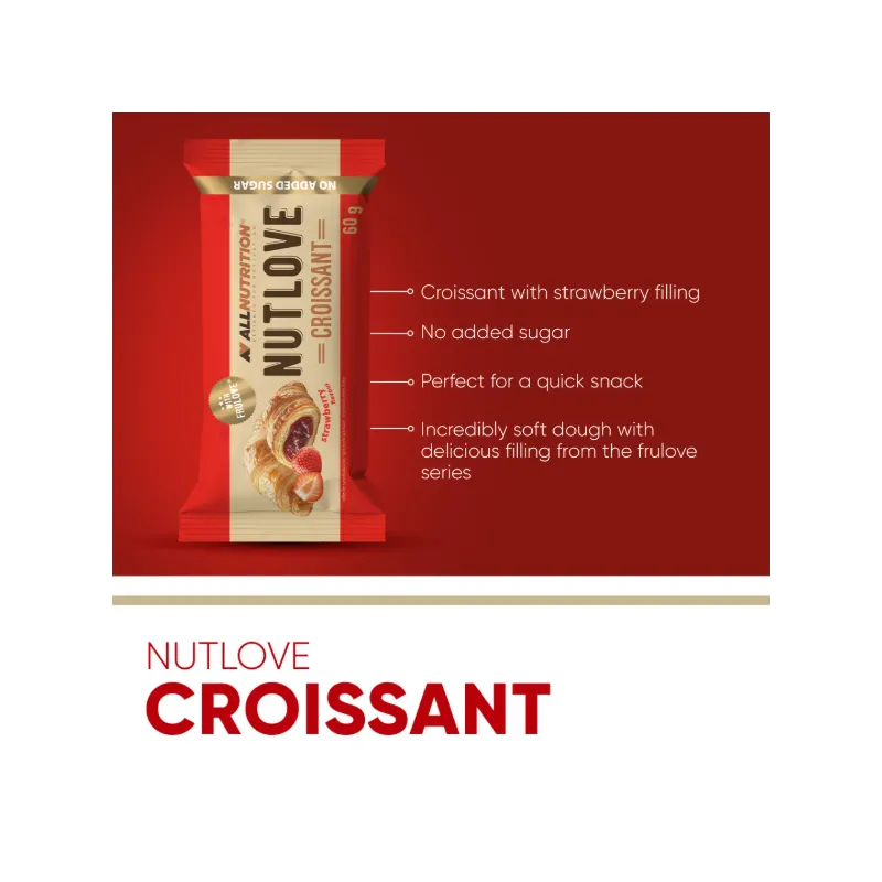 Allnutrition NutLove Croissant Strawberry - Диетичен Кроасан