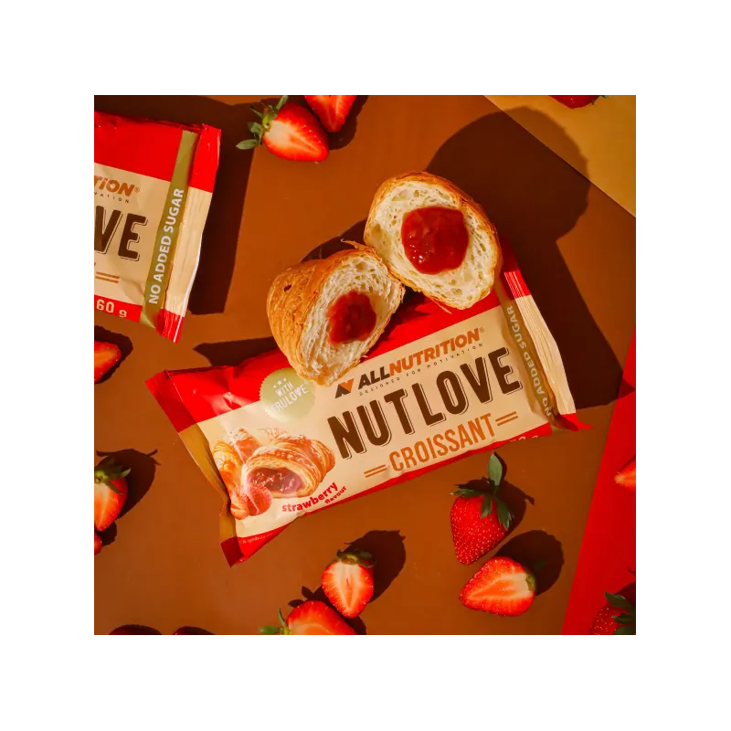Allnutrition NutLove Croissant Strawberry - Диетичен Кроасан