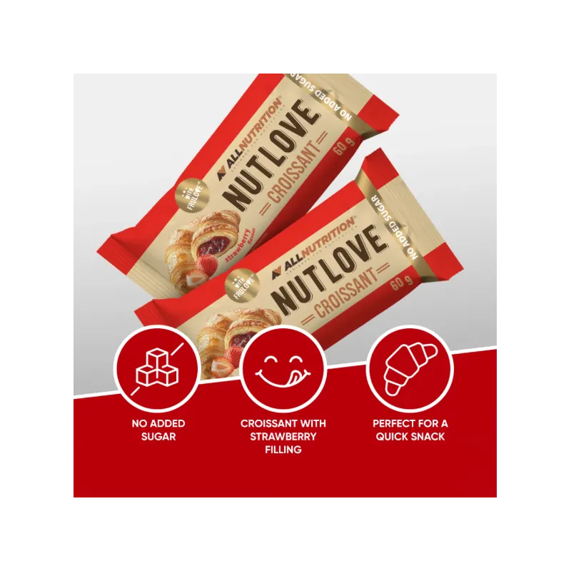 Allnutrition NutLove Croissant Strawberry - Диетичен Кроасан
