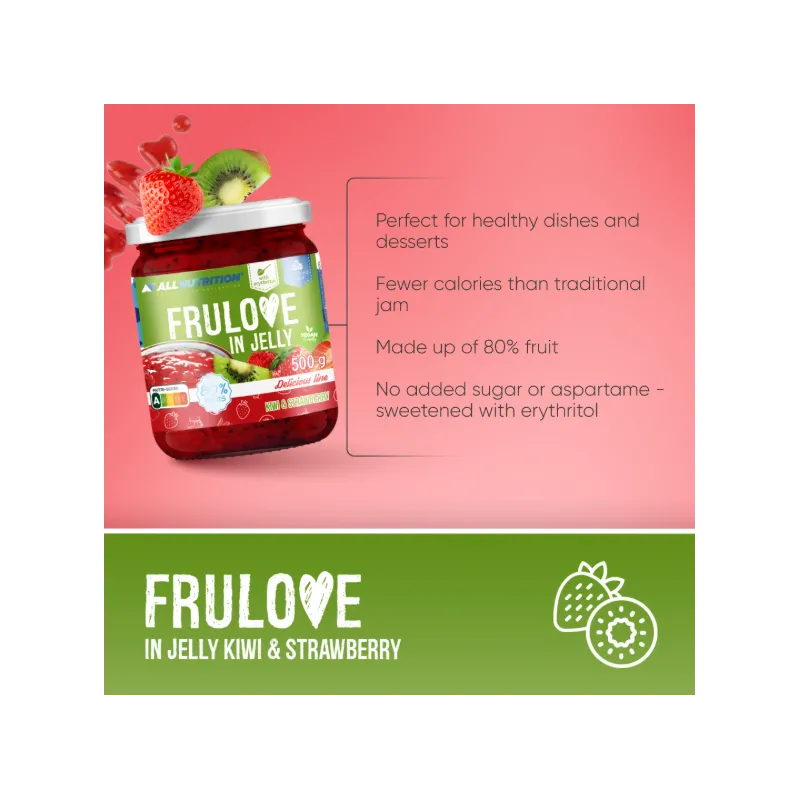 Allnutrition FruLove In Jelly - Kiwi & Strawberry - Конфитюр