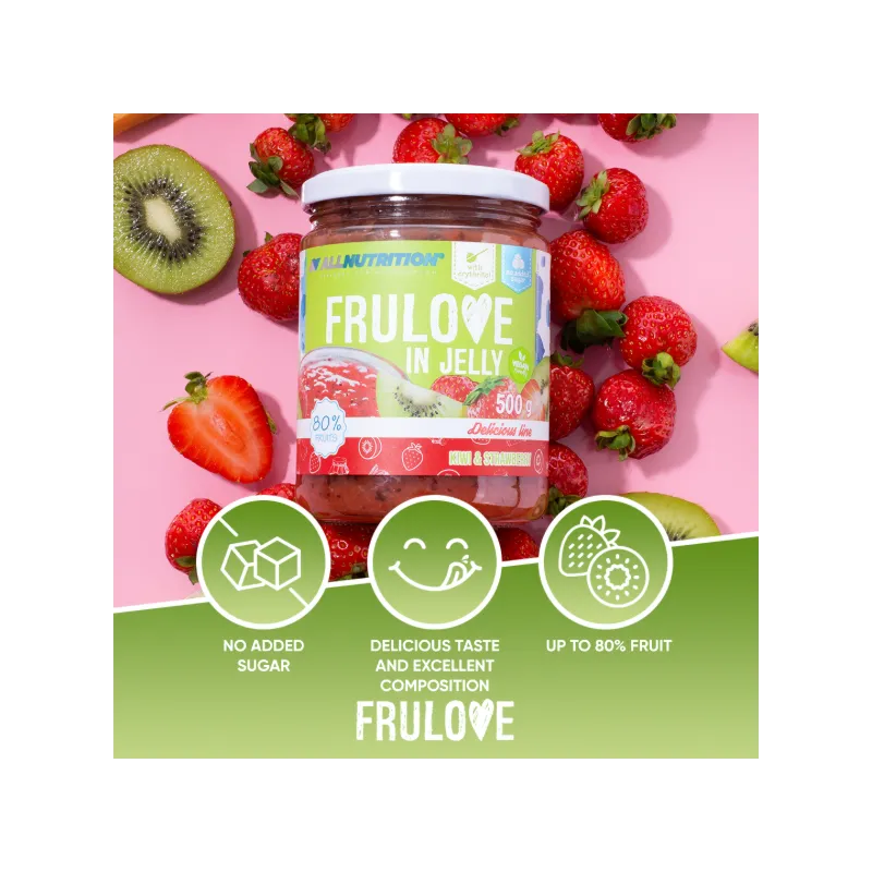 Allnutrition FruLove In Jelly - Kiwi & Strawberry - Конфитюр