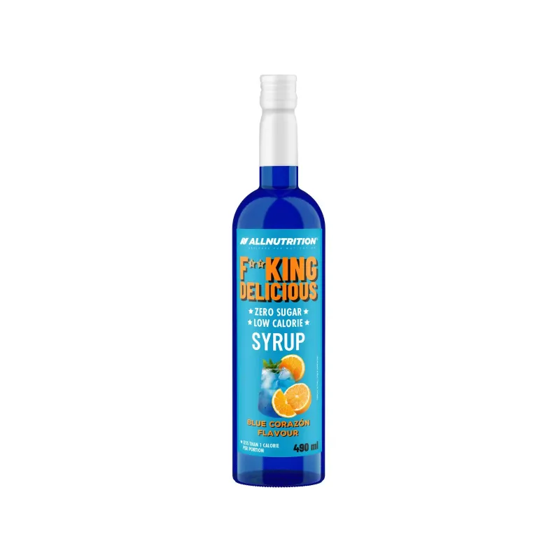 AllNutrition F**King Delicious Syrup Zero - Blue Corazon - Диетичен Сироп