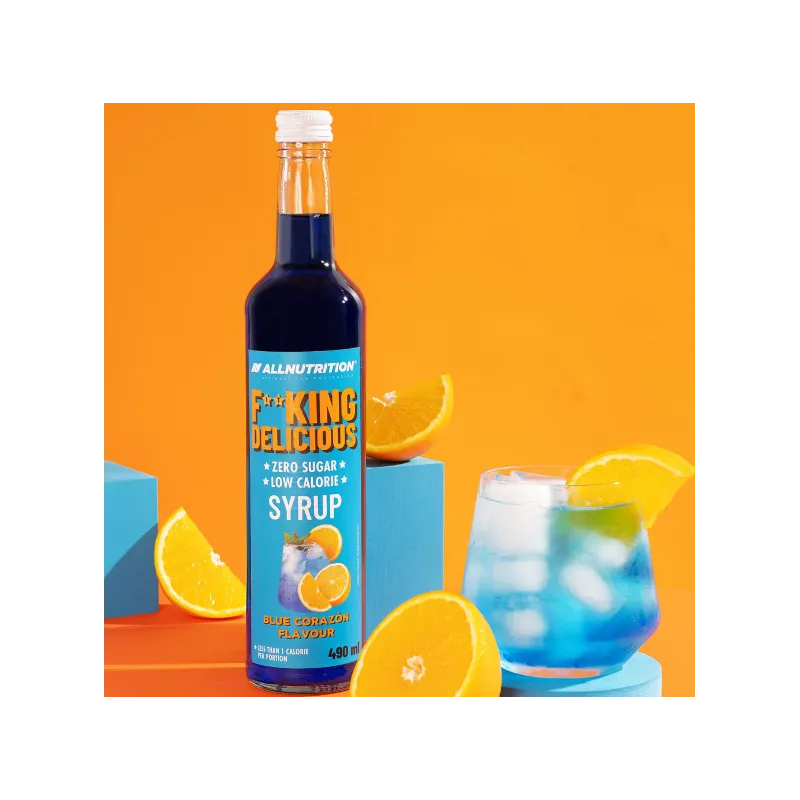 AllNutrition F**King Delicious Syrup Zero - Blue Corazon - Диетичен Сироп