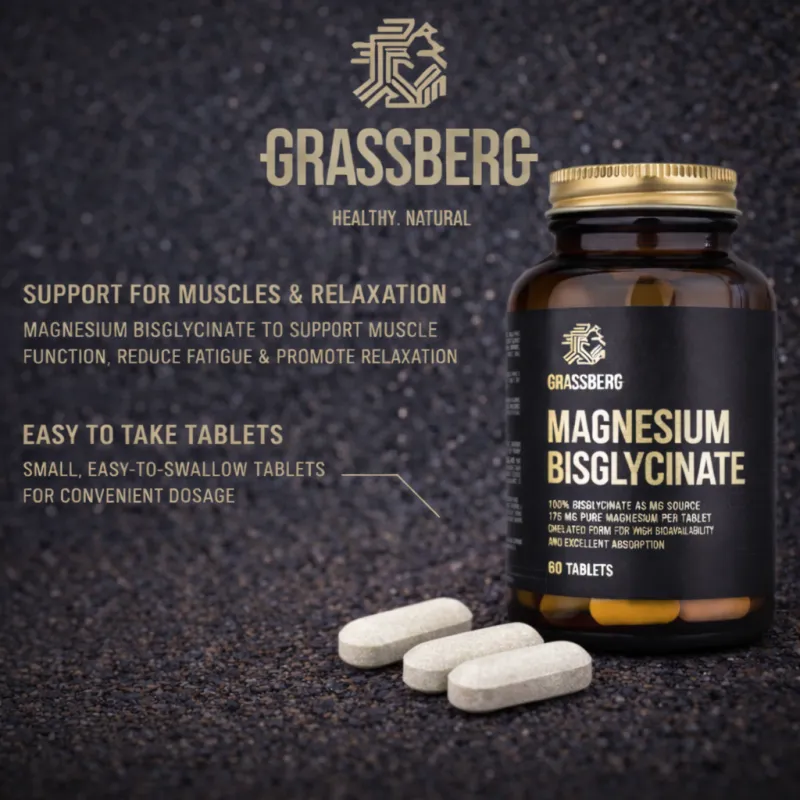 Grassberg Magnesium Bisglycinate - Магнезиев Глицинат