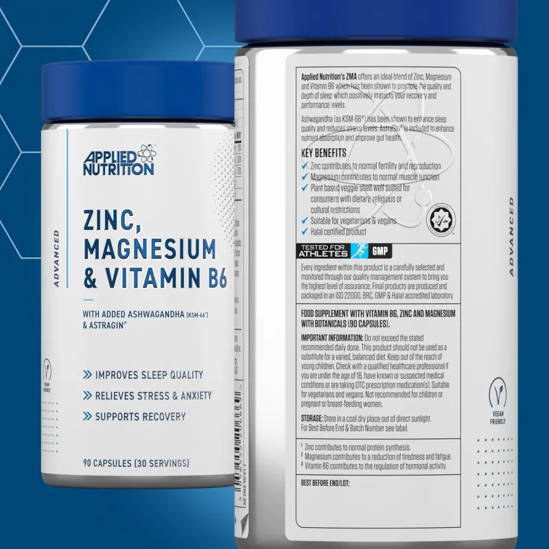 Applied Nutrition ZMA Professional + Ashwagandha - ZMA + Ашваганда