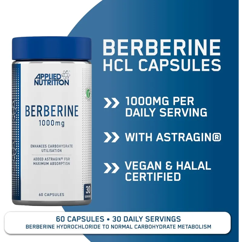 Applied Nutrition Berberine 1000mg - Берберин