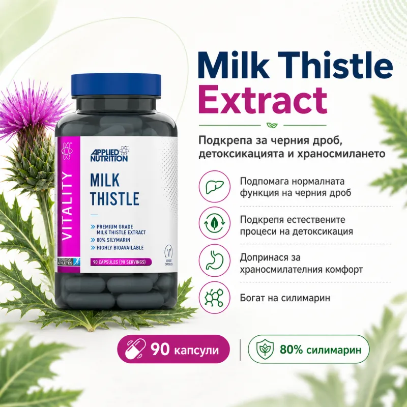 Applied Nutrition Milk Thistle - Бял Трън