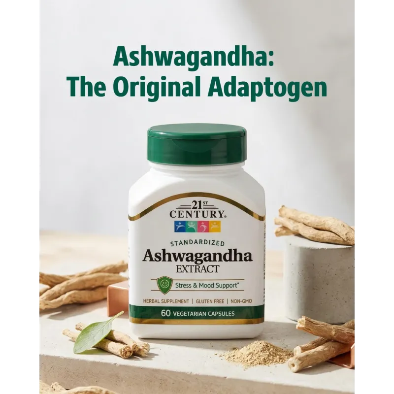 21st Century Ashwagandha Extract 500mg - Ашваганда