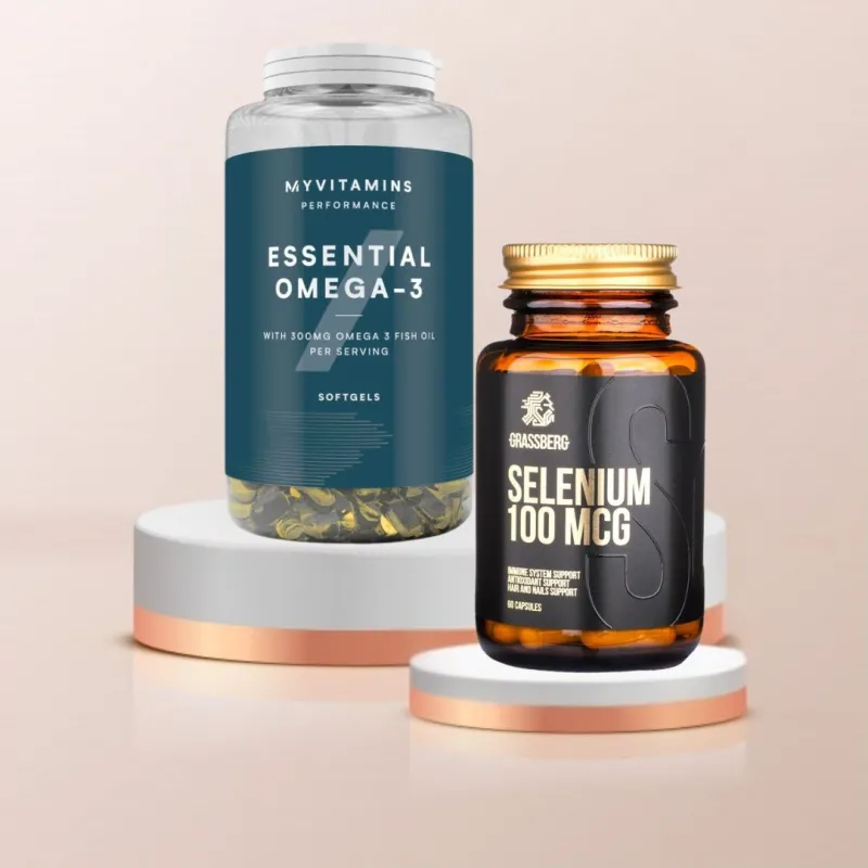 Promo Pack - Myprotein Omega-3 + Grassberg Selenium