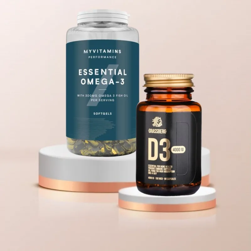 Promo Pack - Grassberg Vitamin D + Myprotein Omega-3