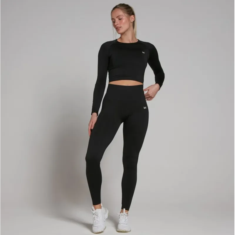 Myprotein Clothing Women Shape Seamless Long Sleeve Crop Top | Дамски безшевен спортен кроп топ с дълъг ръкав