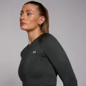 Myprotein Clothing Women Shape Seamless Long Sleeve Crop Top | Дамски безшевен спортен кроп топ с дълъг ръкав