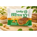 Livity High Protein Wafer Bar Peanut Butter | Високопротеинова вафла с фъстъчено масло