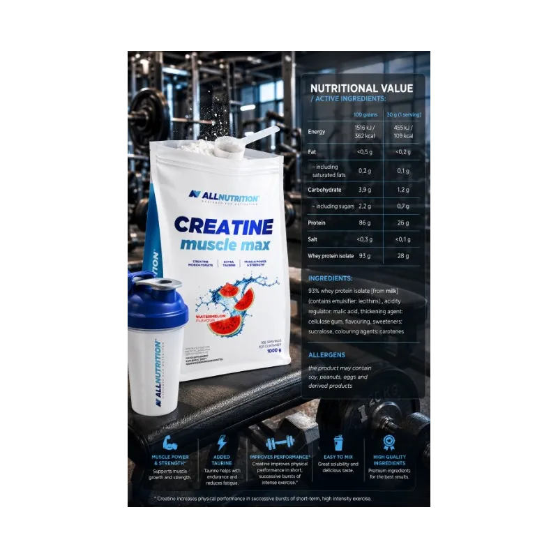 Allnutrition Creatine Muscle Max - Flavoured - Креатин