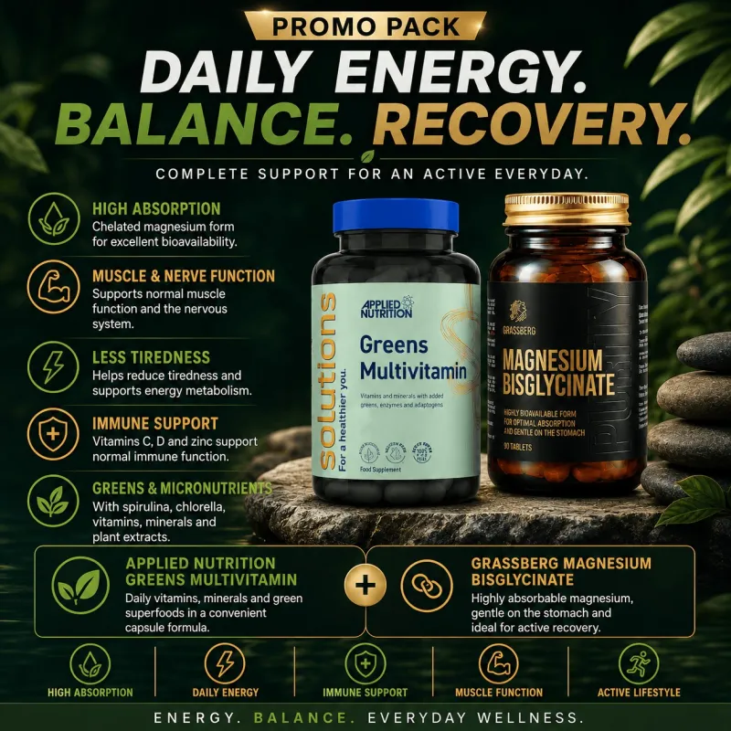 Promo Pack – Health Support | Магнезий + Мултивитамини