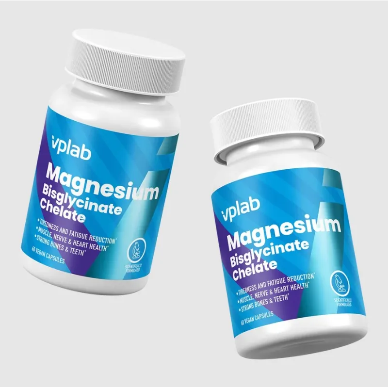 VPlab Magnesium Bisglycinate 60 caps – Магнезий бисглицинат