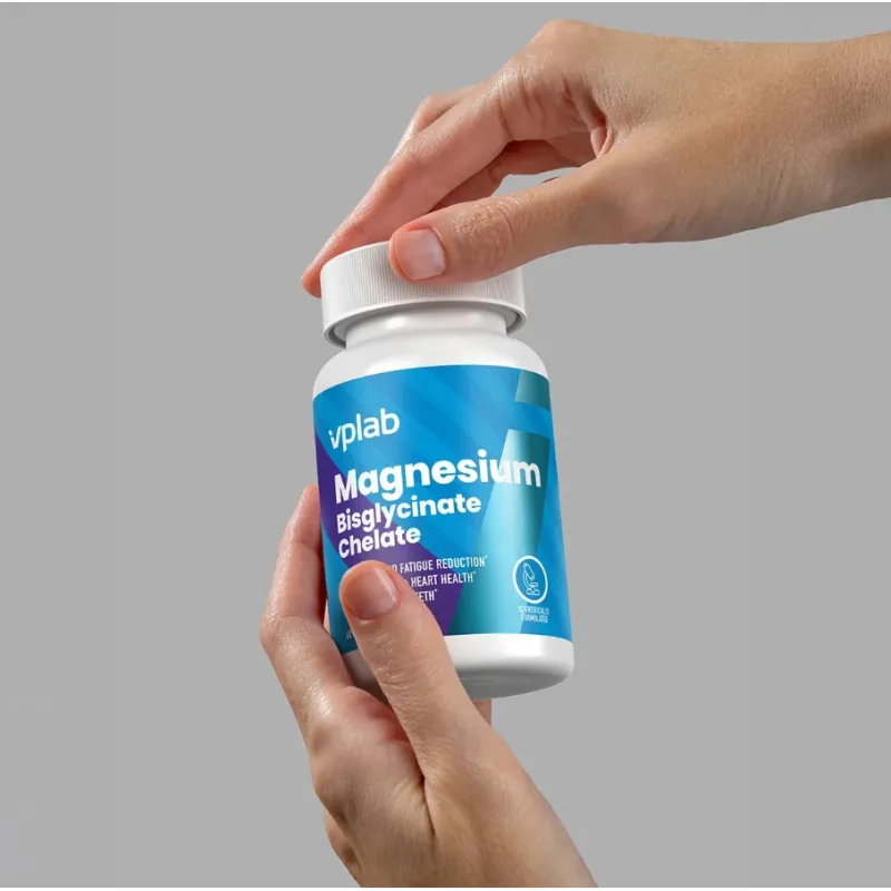 VPlab Magnesium Bisglycinate 60 caps – Магнезий бисглицинат