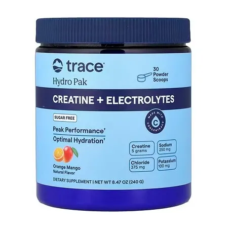 Trace Minerals Hydro Pak Creatine + Electrolytes | Креатин и Електролити