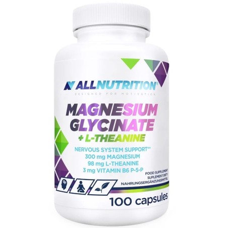 AllNutrition Magnesium Glycinate + L-Theanine | Магнезий Глицинат и Теанин