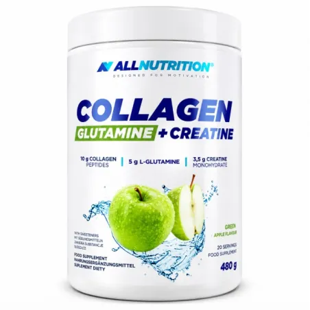 AllNutrition Collagen Glutamine + Creatine | Колаген Глутамин + Креатин