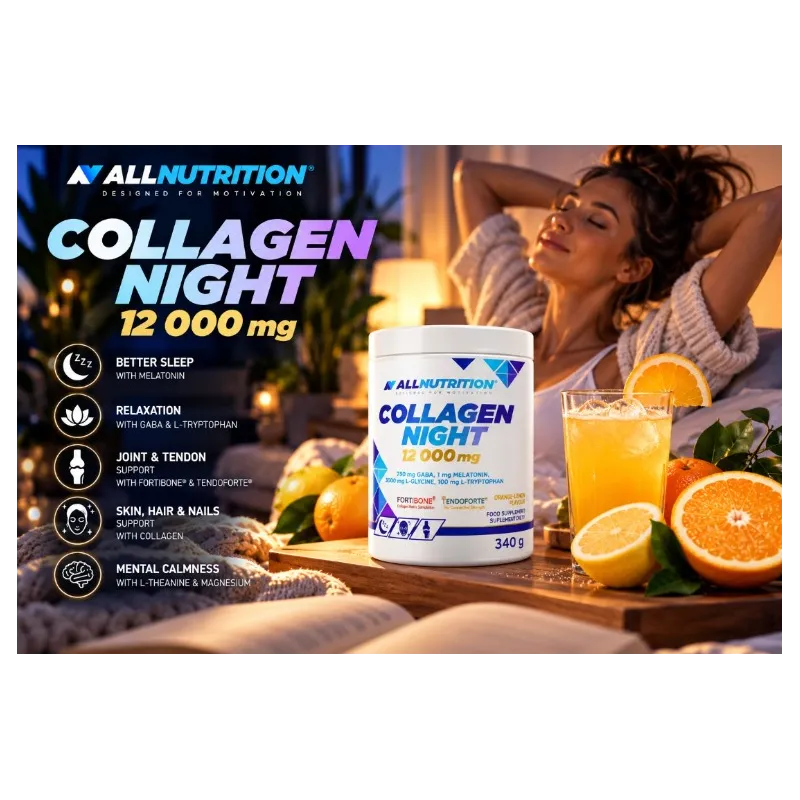 AllNutrition Collagen Night 12000 mg | Колаген за Вечерен Прием