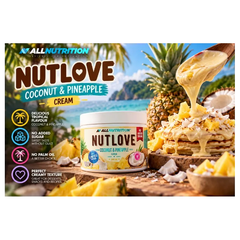 AllNutrition NutLove Coconut & Pineapple | Крем без Добавена Захар