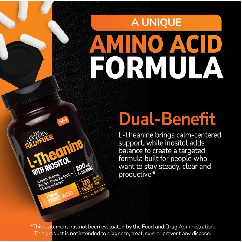 21st Century L-Theanine with Inositol – L-Теанин и Инозитол за Спокойствие и Релаксация
