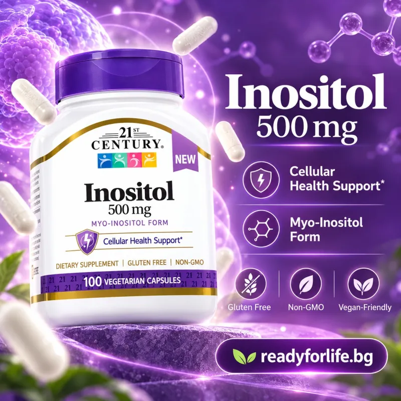 21st Century Inositol 500 mg – Инозитол за нервната система и метаболизма