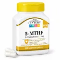 21st Century 5-MTHF L-Methylfolate 1mg - Активна Фолиева Киселина