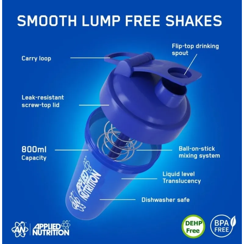 Applied Nutrition Shaker Premium Blue  – Премиум Син Шейкър
