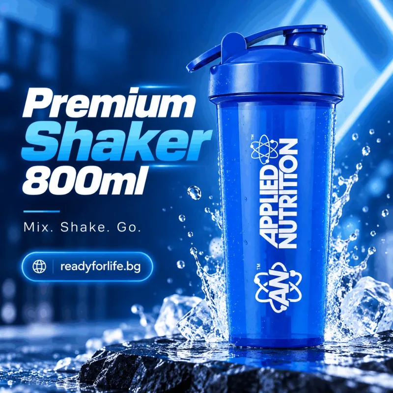 Applied Nutrition Shaker Premium Blue  – Премиум Син Шейкър