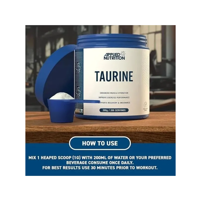 Applied Nutrition Taurine – Таурин за Мускулна Функция и Издръжливост