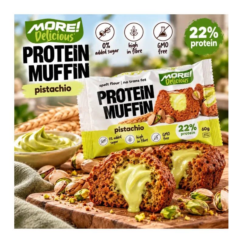 MHN MORE Delicious Protein Muffin | Протеинов мъфин без добавена захар